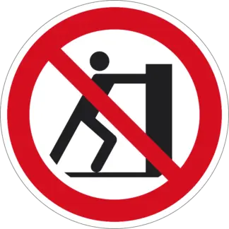 Tolni tilos! matrica (ISO 7010-P017 piktogram)