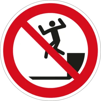 Leugrani tilos! matrica (ISO 7010-P072 piktogram)