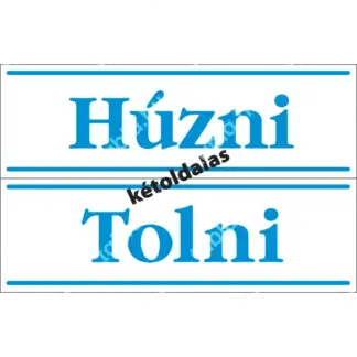 Húzni-tolni matrica / tábla (kétoldalas