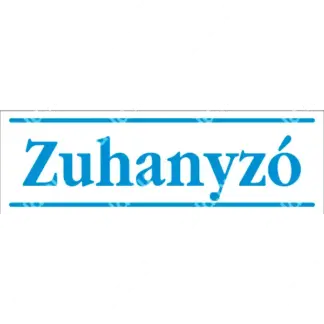 Zuhanyzó matrica / tábla (kék/fehér