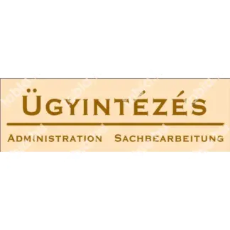 Ügyintézés matrica / tábla (bézs/barna