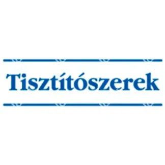 Tisztítószerek matrica / tábla (kék/fehér