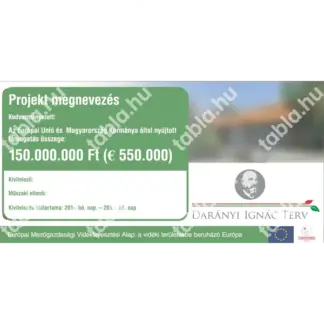 Darányi Ignác Terv nagy projekttábla (keret nélkül)
