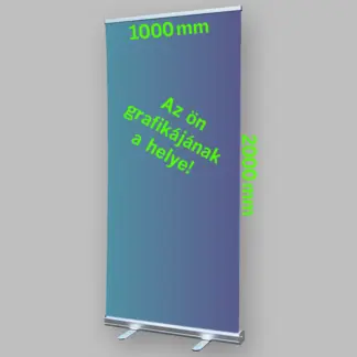 Roll-up állvány nyomattal 1000x2000 mm