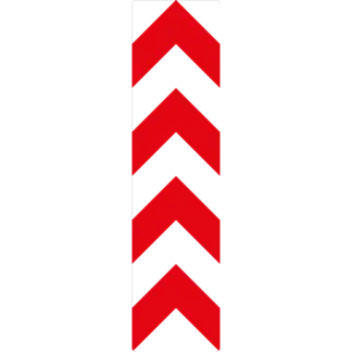 Útátjárót jelző vasúti tábla