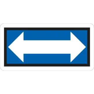 Csak kitérő irányba álló váltókon közlekedő villamos mozdonyokra érvényes kiegészítő vasúti tábla