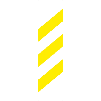 Sávos távolságjelző (háromsávos) vasúti tábla