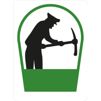 Pályán dolgoznak vasúti tábla (felső elem)