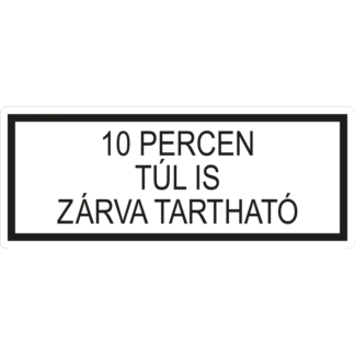 Sorompó kiegészítő vasúti tábla