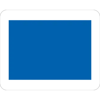 Törpe tolatásjelző jellege vasúti tábla