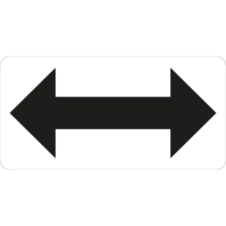 Csak kitérő irányú menetek részére vasúti tábla