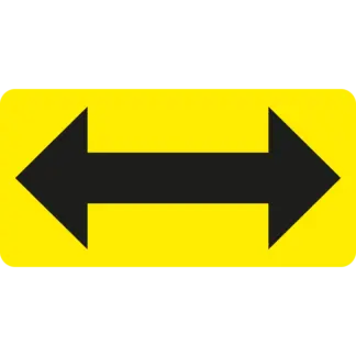 Csak kitérő irányú menetek részére vasúti tábla