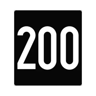 Távolságjelző vasúti tábla