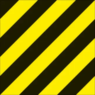 Veszélyt jelző csík (sárga/fekete)